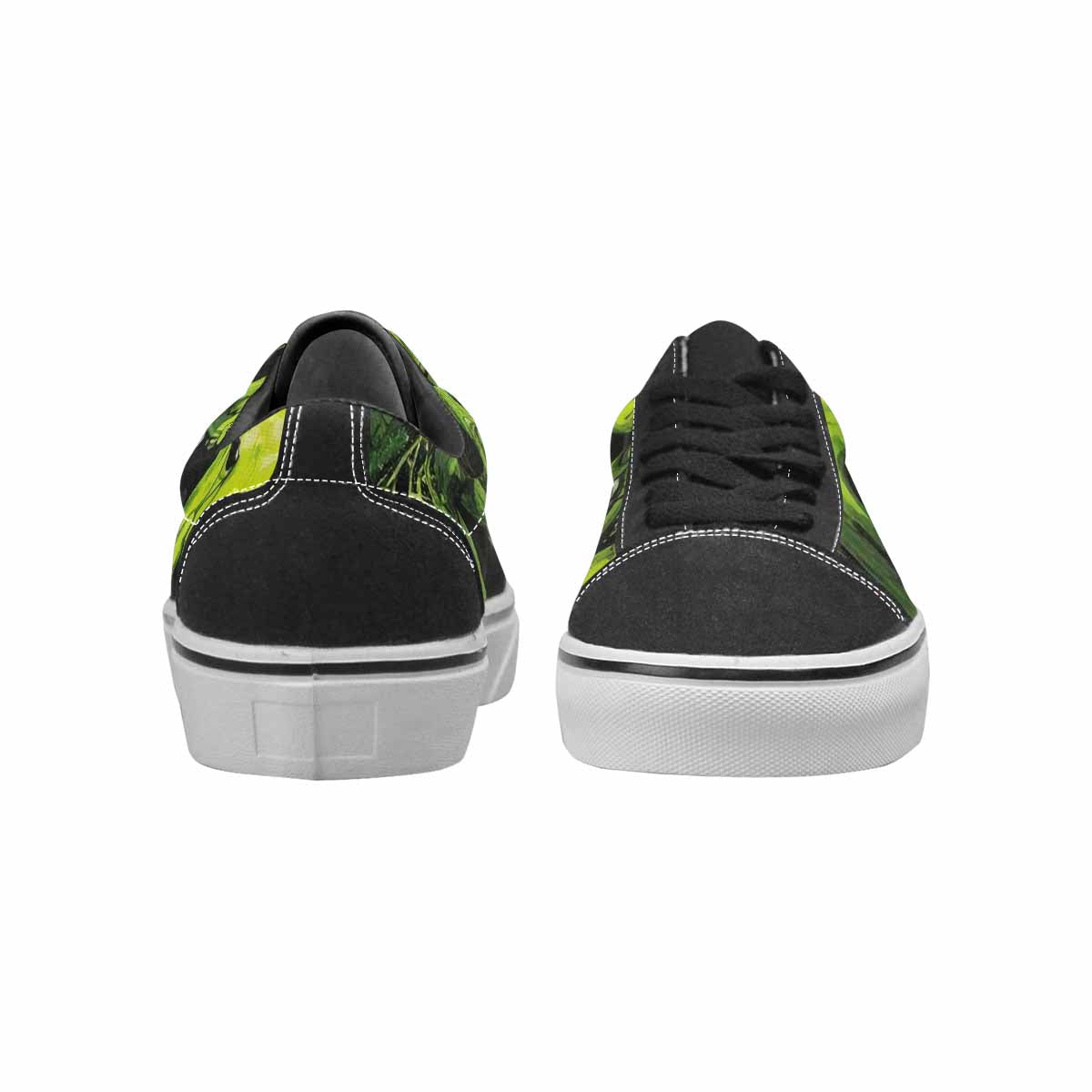 WOMEN'S Melting Moon Smiley Lace-Up Canvas Aesthetic Shoes