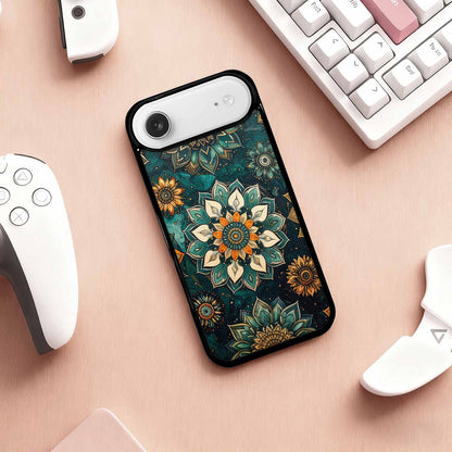 iPhone 17 Air Case — Small Mandala Pattern Randomly Varying Floral, Unique Phone Case Design
