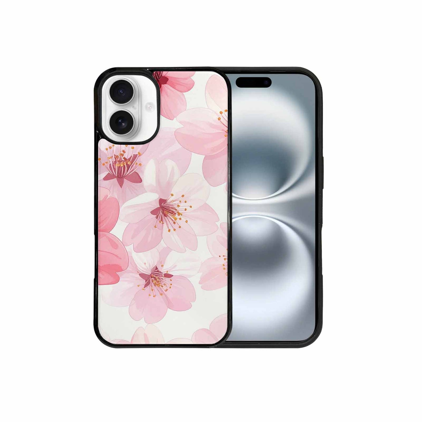 iPhone 16 Plus Case — Japanese Cherry Blossom, Personalized Phone Case