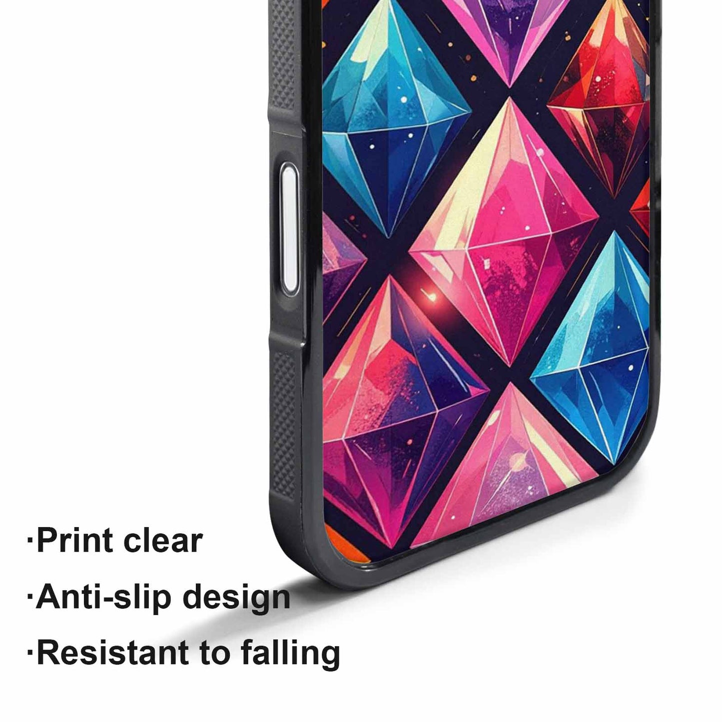 iPhone 17 Pro Case — Vintage Summer Diamond Retro Vintage, Custom Print Case Cover