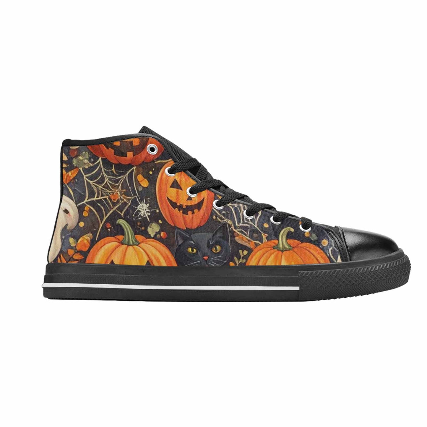 MEN'S Halloween High Top Canvas Dark Academia Shoes