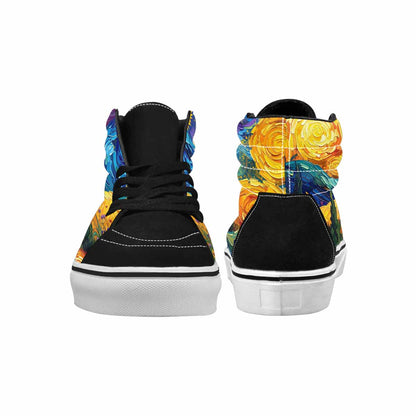 WOMEN'S Blend All Versions High Top Canvas Vibrant Chaos Shoes