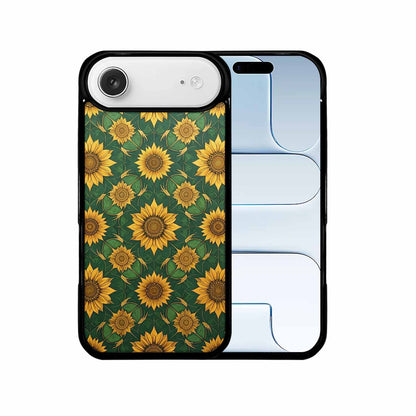 iPhone 17 Air Case — Sunflower Motifs Arranged In A Floral, Custom Printed Phone Case