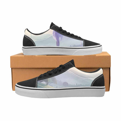 WOMEN'S Surrealist Dreamscape Canvas Lace-Up Surreal Shoes