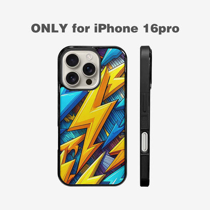iPhone 16 Pro Case — Lightning Bolt Storm Pattern Hundreds Of, Customized Protective Case