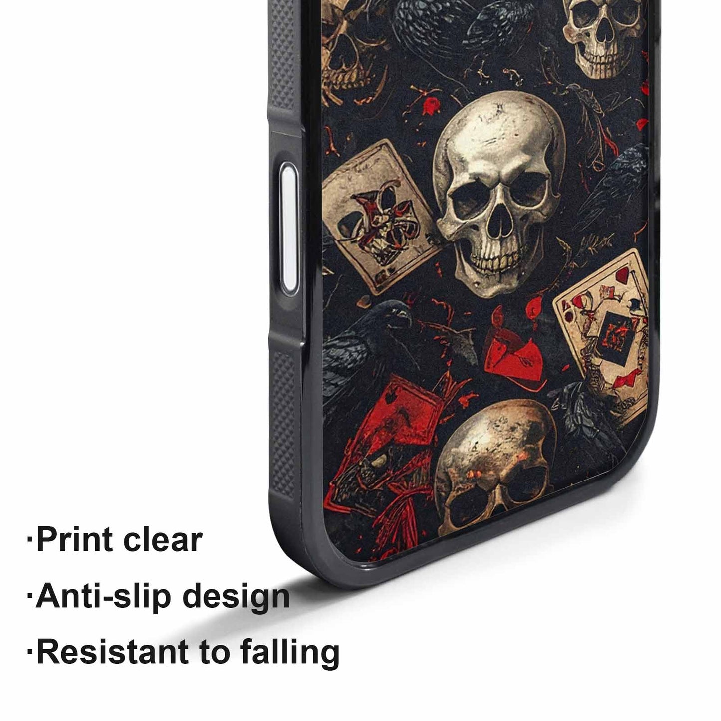 iPhone 17 Air Case — Skull Dark Art Gothic Print Gothic, Custom Print Case Cover