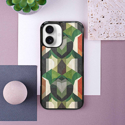 iPhone 16 Case — Aromantic Flag Color Theme Small Rainbow, Custom Made Phone Cover