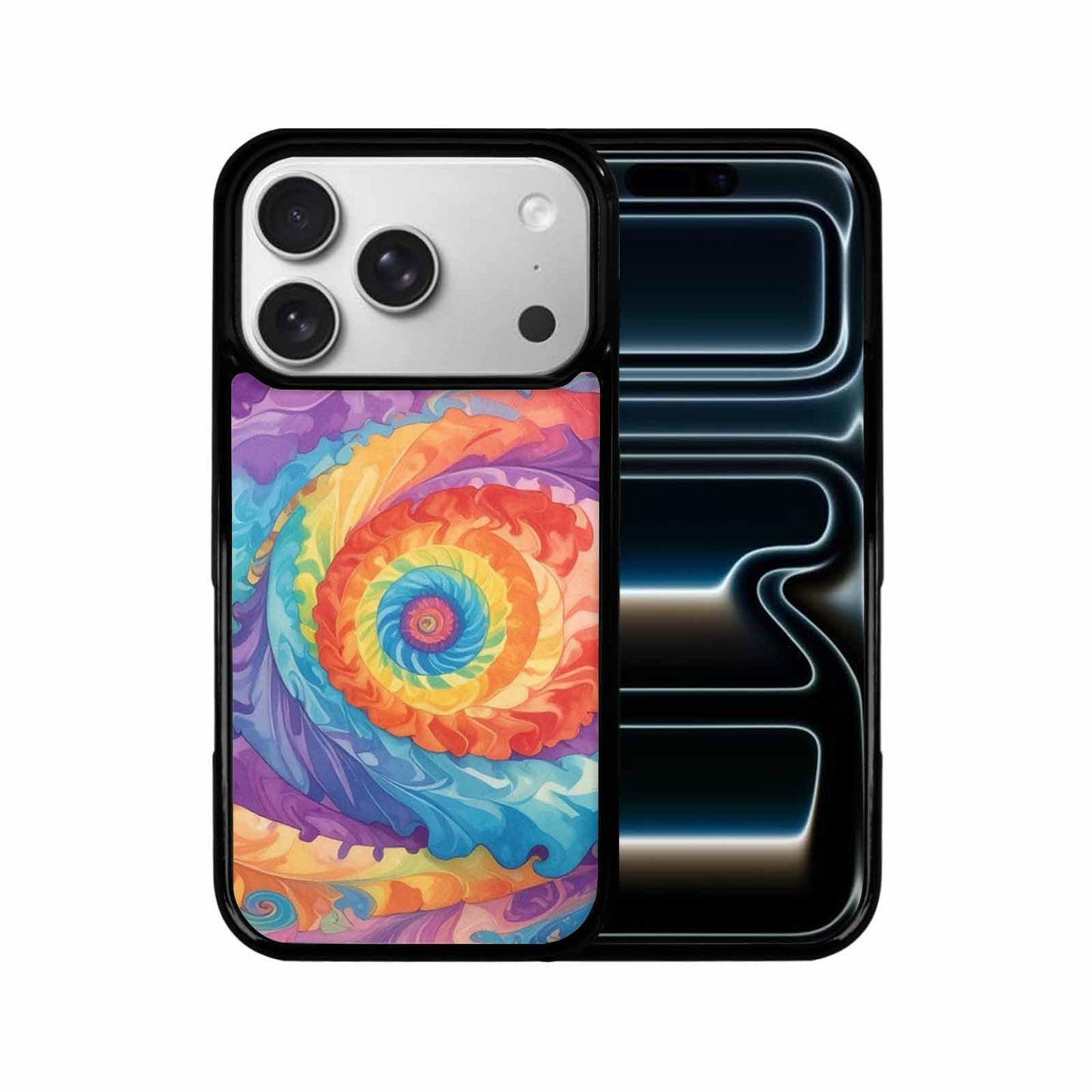 iPhone 17 Pro Case — Tie Dye Swirls Tie Dye Tie, Customized Protective Case