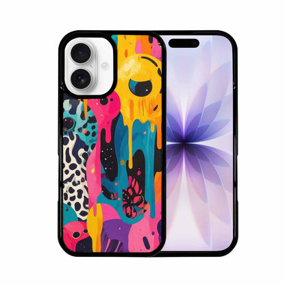 iPhone 17 Case — Melting Aliens Pattern Alien Scifi, Custom Designed Case Cover
