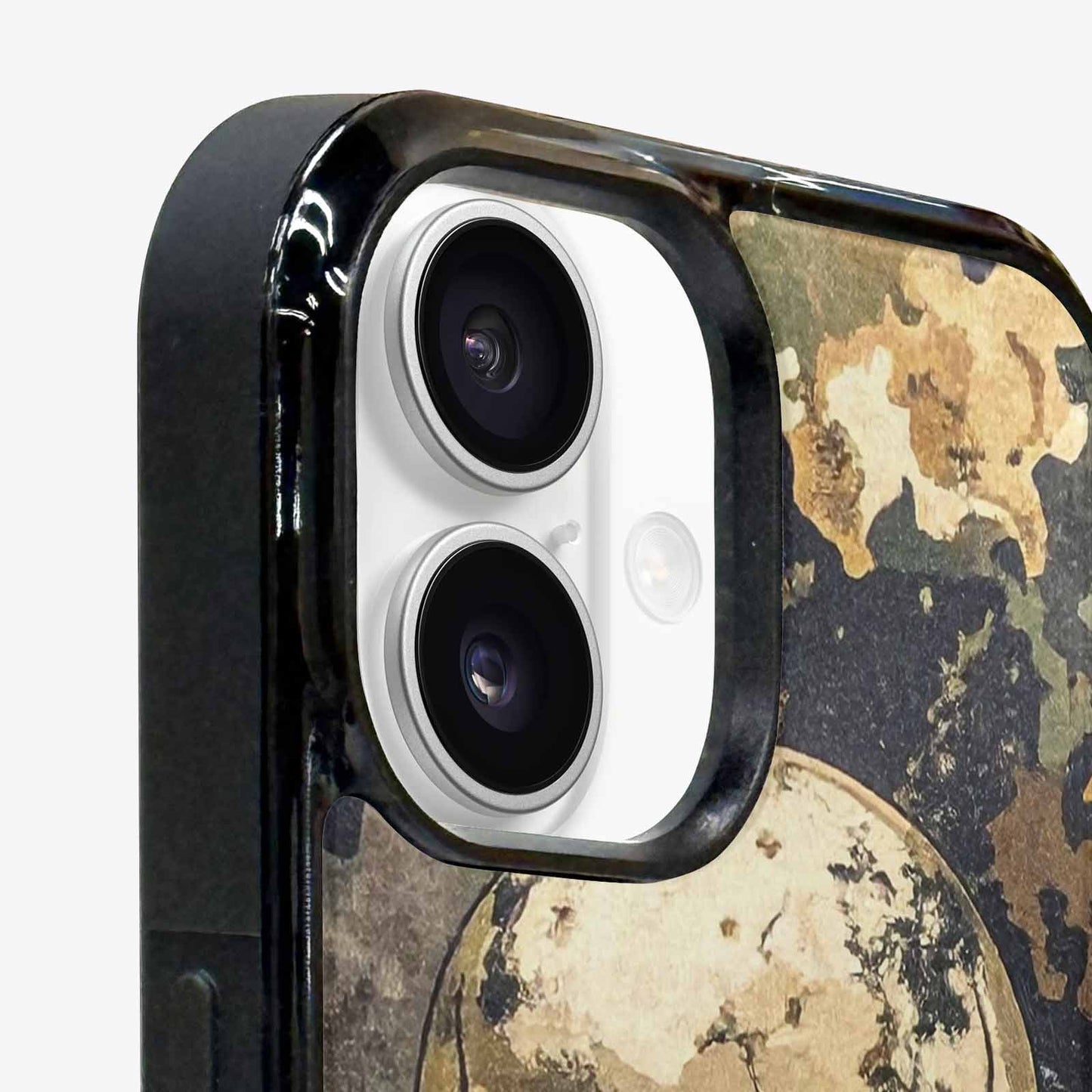 iPhone 16 Plus Case — Military Camo Skull Custom, Custom Printed Phone Case