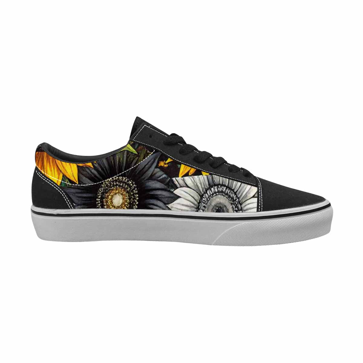 WOMEN'S Sunflower Canvas Lace-Up Cottagecore Custom Shoes