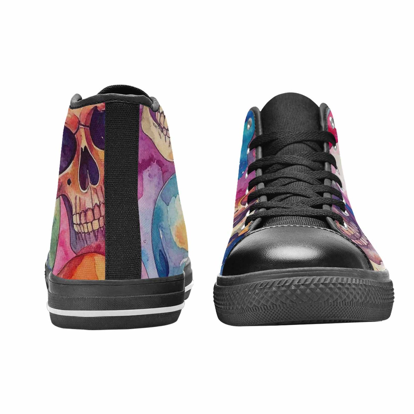 MEN'S Kulls - Watercolor High Top Canvas Y2K Custom Sneakers