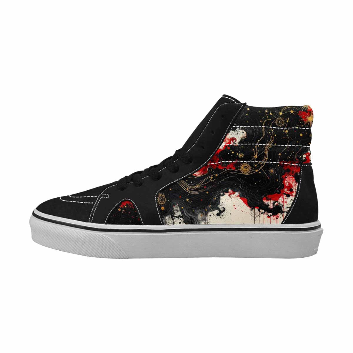 MEN'S Zodiac Constellation High Top Canvas Dreamlike Custom Shoes