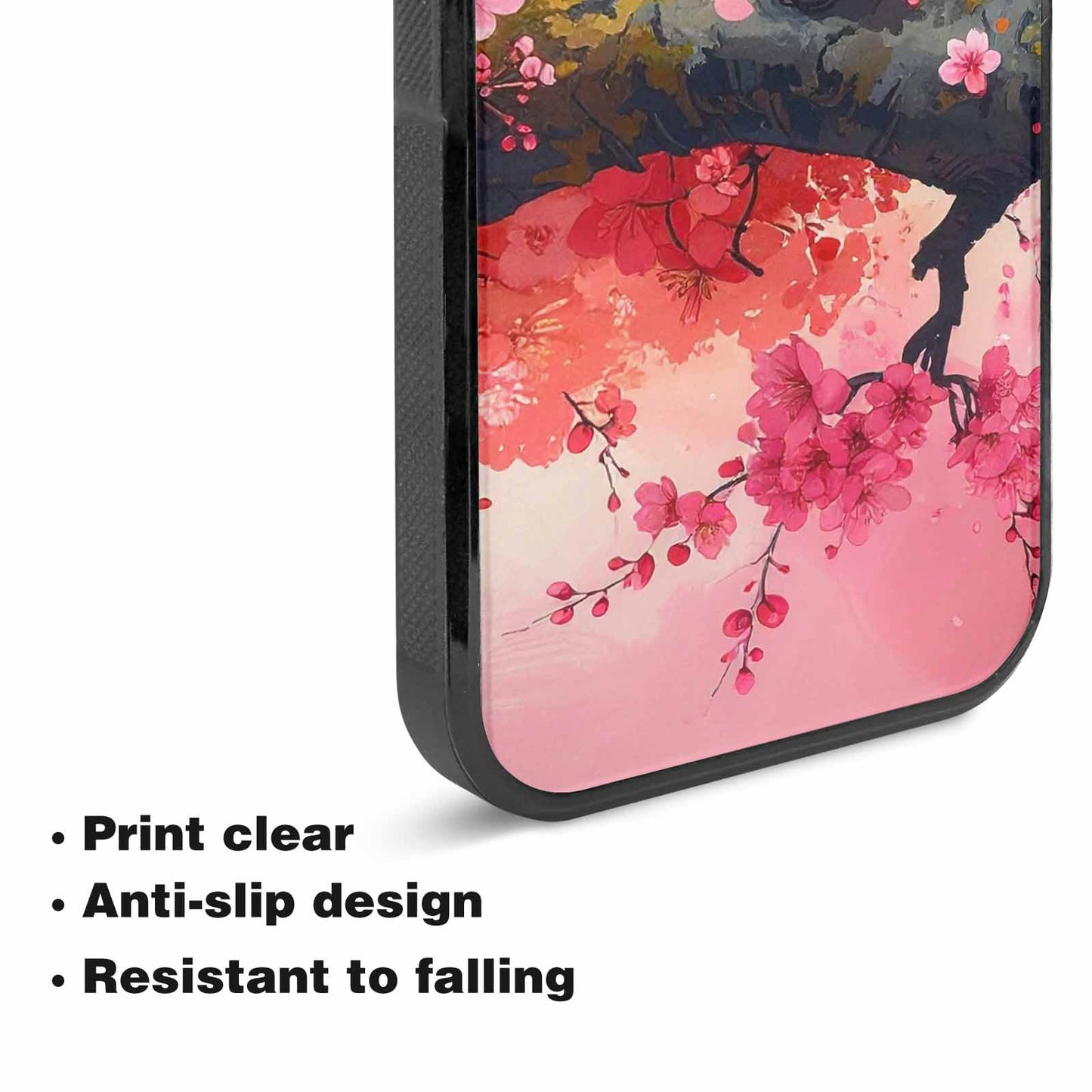 iPhone 15 Case — Cherry Blossom Branch Cherry Blo 2n4, Custom Print Case Cover