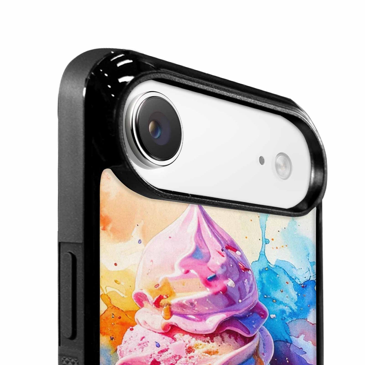 iPhone 17 Air Case — Melting Icecream Collage Original Art, Custom Art Phone Cover