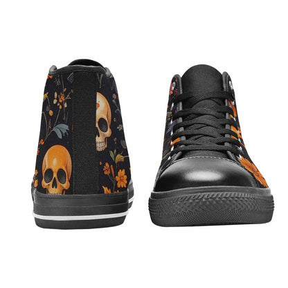 WOMEN'S Skulls - Halloween High Top Canvas Y2K Sneakers
