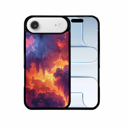 iPhone 17 Air Case — Seamless Tileable Pattern Of Overlapping Galaxy, Custom Printed Phone Case
