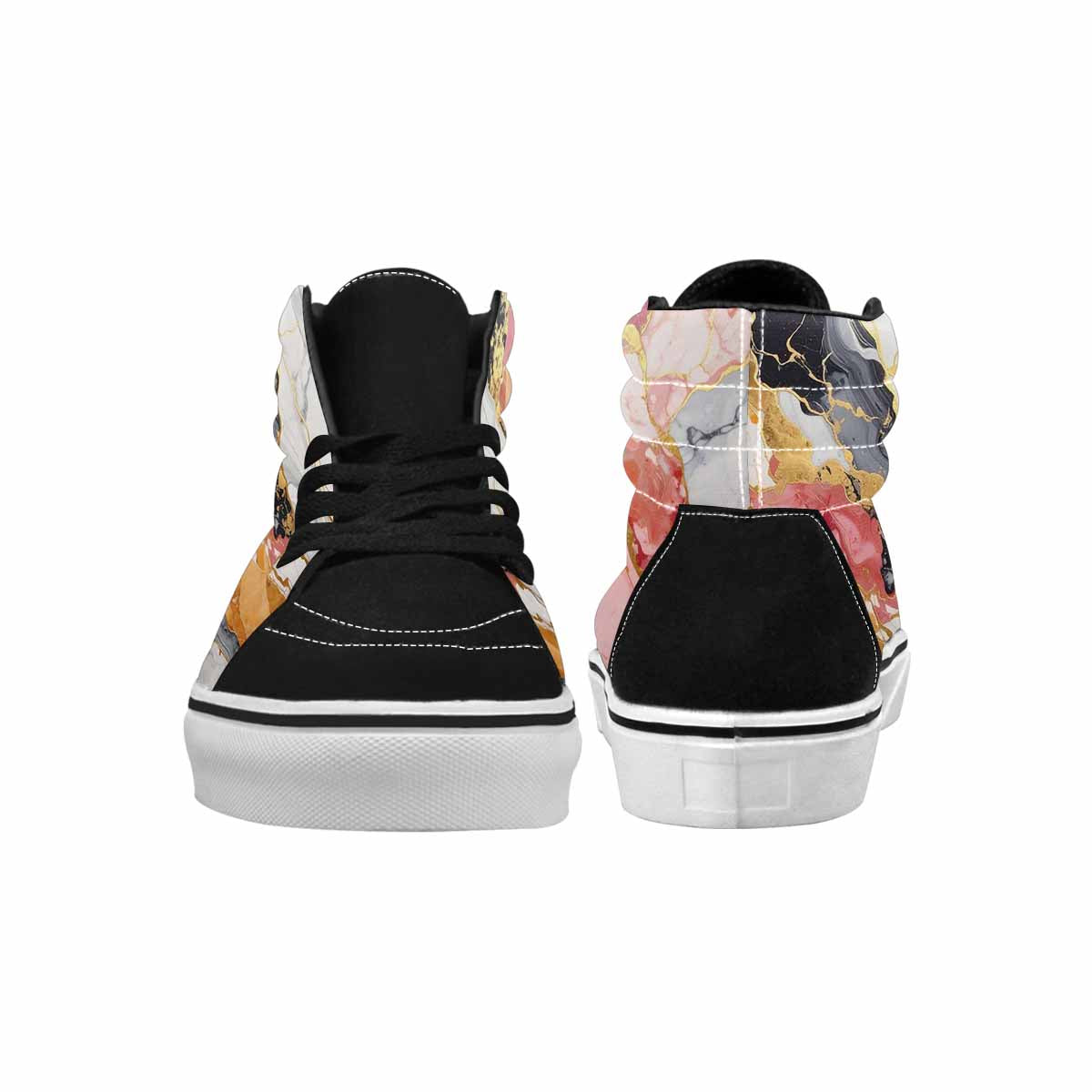 MEN'S Marble Vein High Top Canvas Grunge Shoes