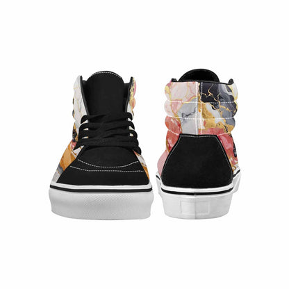 MEN'S Marble Vein High Top Canvas Grunge Shoes