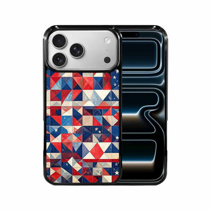 iPhone 17 Pro Max Case — Small American Flag Stars Galaxy Space, Custom Made Phone Cover