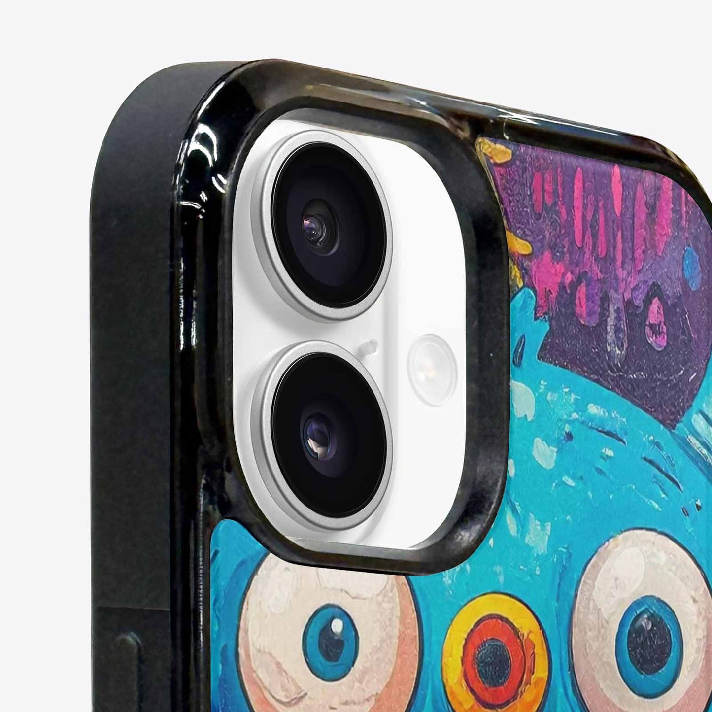 iPhone 16 Plus Case — Goofy Cartoon Monster, Unique Phone Case Design