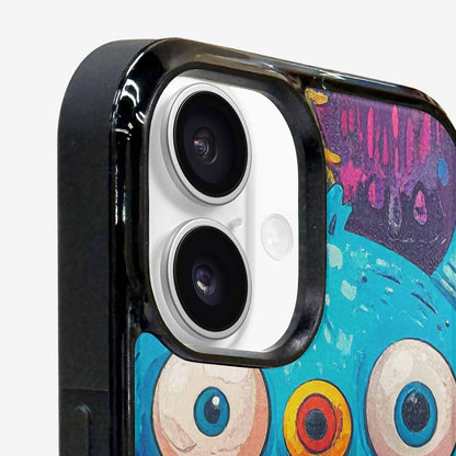 iPhone 16 Plus Case — Goofy Cartoon Monster, Unique Phone Case Design
