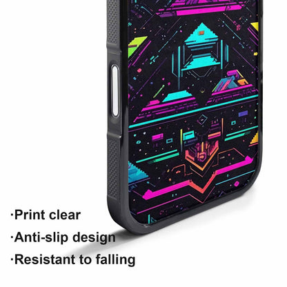 iPhone 17 Pro Max Case — Retro Pixel Art Pattern, Retro Vintage, Personalized Phone Case