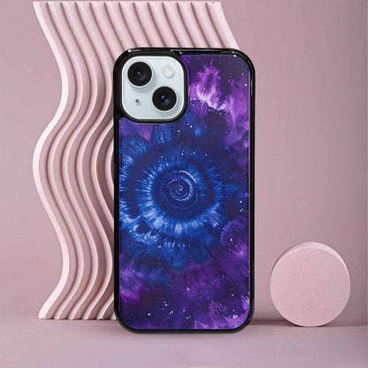 iPhone 15 Case — Cosmic Tie Dye, Customized Protective Case
