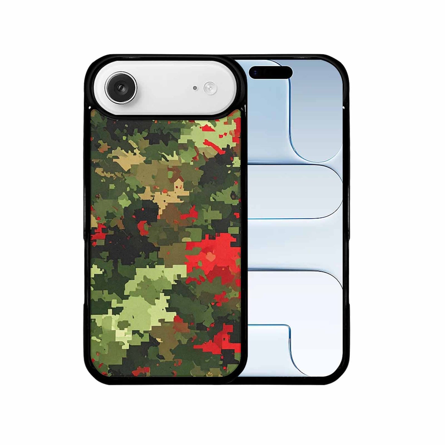 iPhone 17 Air Case — Small Military Camouflage Blotch Pattern Camo, Custom Designed Case Cover