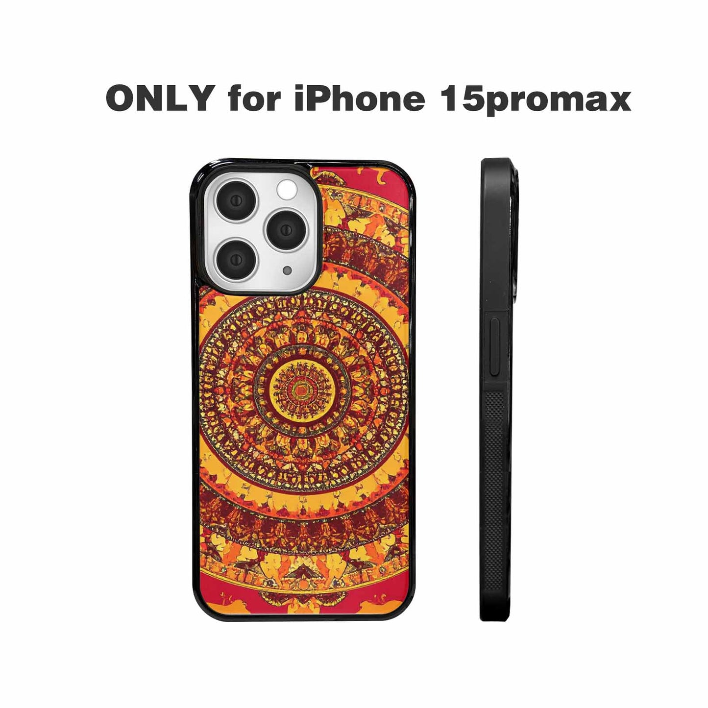 iPhone 15 Pro Max Case — Mandala Lions Custom, Custom Printed Phone Case