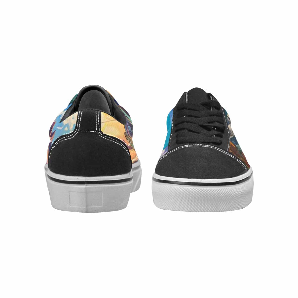 WOMEN'S Surreal Dream Fragment Lace-Up Canvas Dreamcore Custom Shoes