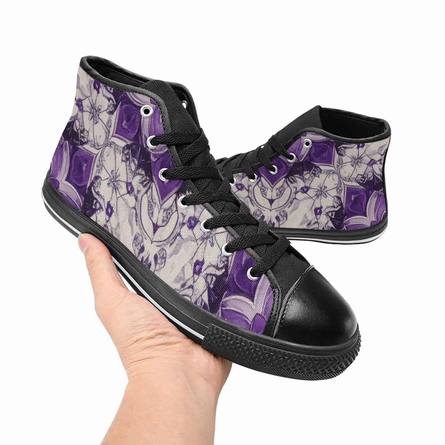WOMEN'S Mandala High Top Canvas Aesthetic Custom Shoes