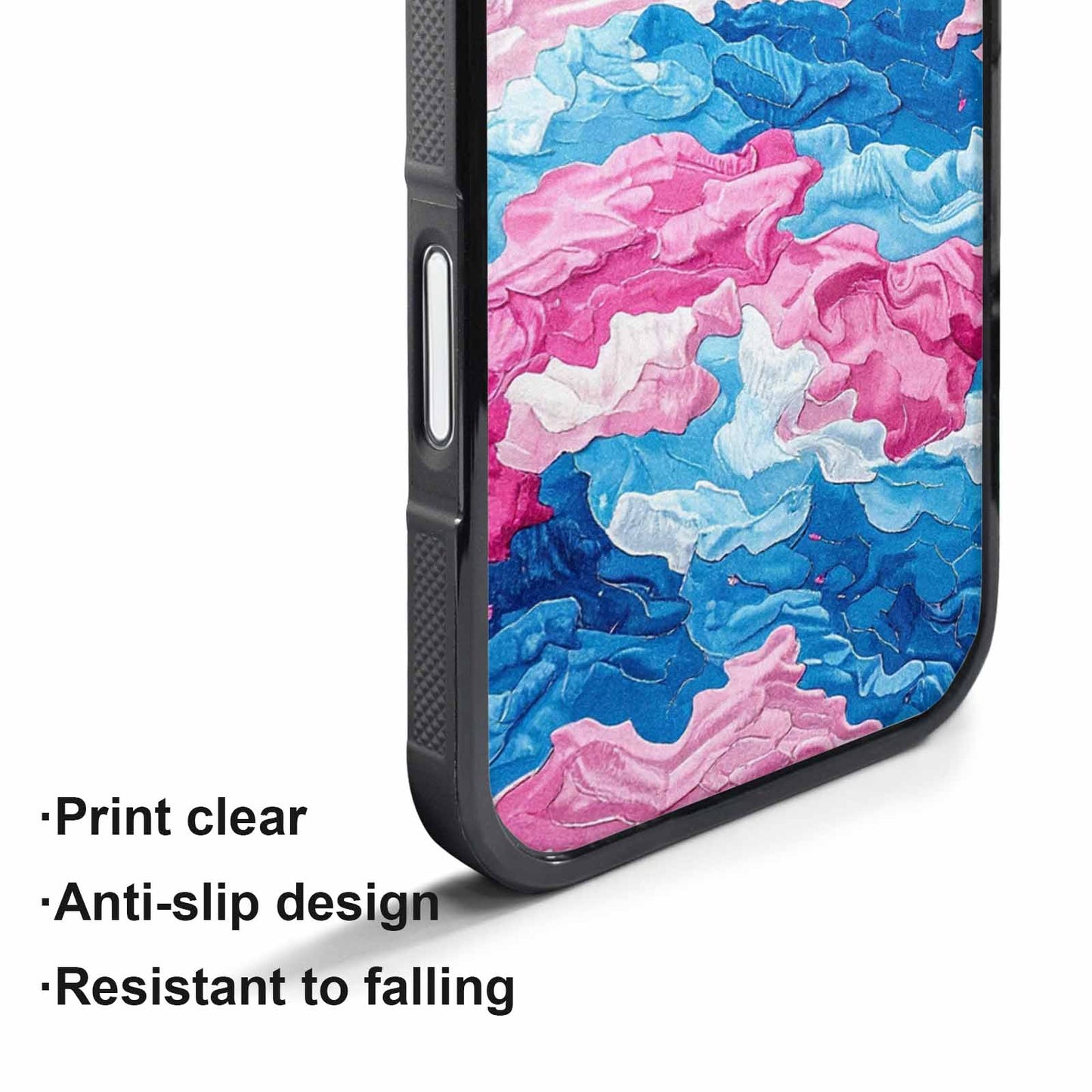 iPhone 17 Air Case — Vivid Camo Transgender Pride Camo, Customized Protective Case