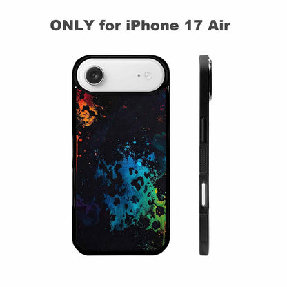 iPhone 17 Air Case — Color Style Deep Blacks Animal Print, Custom Art Phone Cover