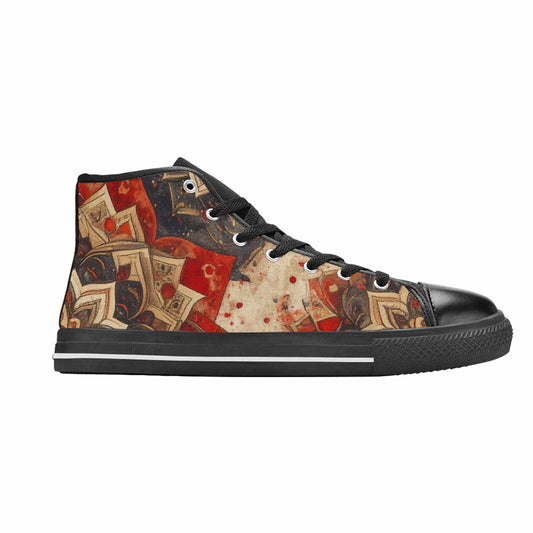 MEN'S Mandala High Top Canvas Wallpaper Art Shoes