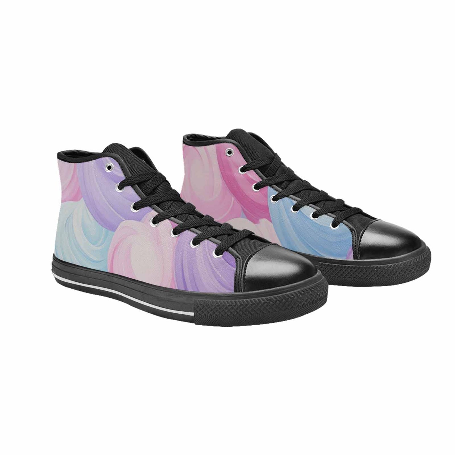 MEN'S Tie Dye - High Top Canvas Cottagecore Custom Sneakers