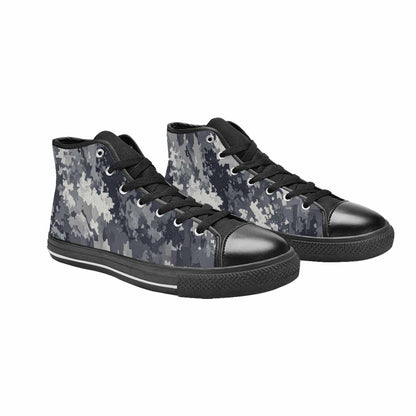MEN'S Military Camouflage Blotch High Top Canvas Surreal Sneakers