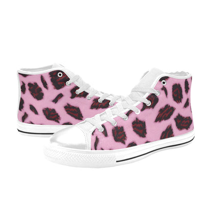 MEN'S Cc Animal Print Men’S High Top Canvas Vibrant Chaos Sneakers