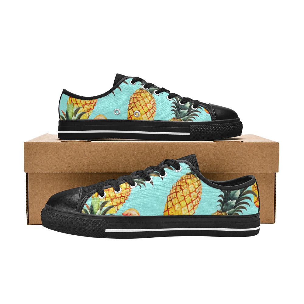 WOMEN'S Pineapples Please 5 Canvas Surreal Custom Sneakers
