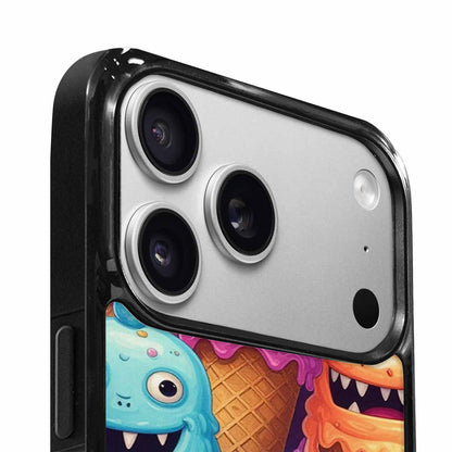 iPhone 17 Pro Case — Melting Icecream Cone Monster Original Art, Custom Phone Case
