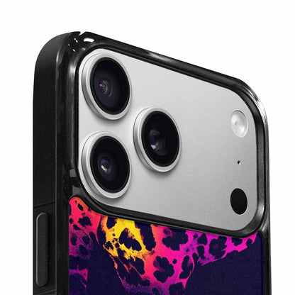 iPhone 17 Pro Max Case — Leopard Print Neon Seamless Animal Print, Custom Print Case Cover