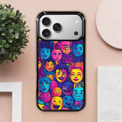 iPhone 17 Pro Max Case — Small Funny Looking Cartoon Cute, Custom Made Phone Cover