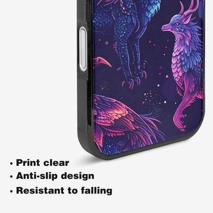 iPhone 16 Plus Case — Galactic Animal Burst, Custom Designed Case Cover