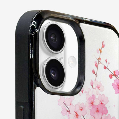 iPhone 16 Case — Cherry Blossom Branch Cherry Blo Bir, Original Design Phone Case