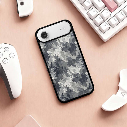 iPhone 17 Air Case — Small Military Camouflage Blotch Pattern Camo, Customized Protective Case