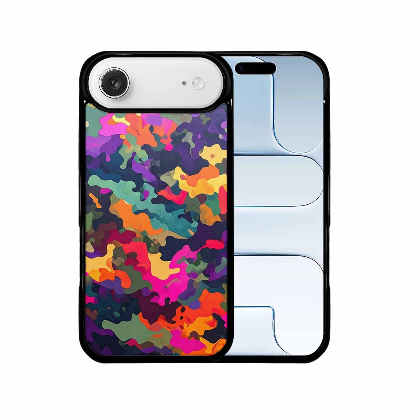iPhone 17 Air Case — Small Military Camouflage Blotch Pattern Camo, Custom Printed Phone Case