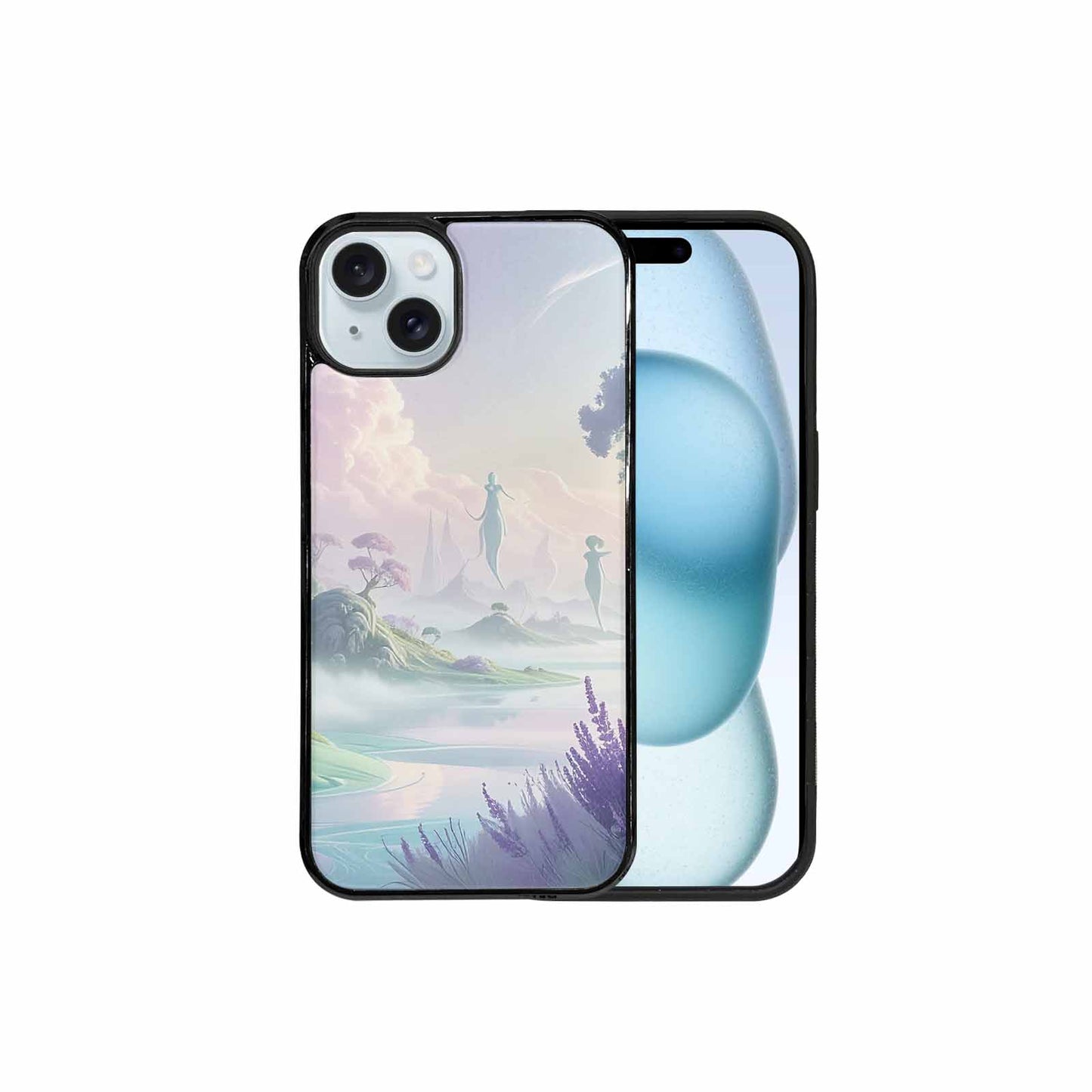 iPhone 15 Plus Case — Surrealist Dreamscape, Unique Phone Case Design