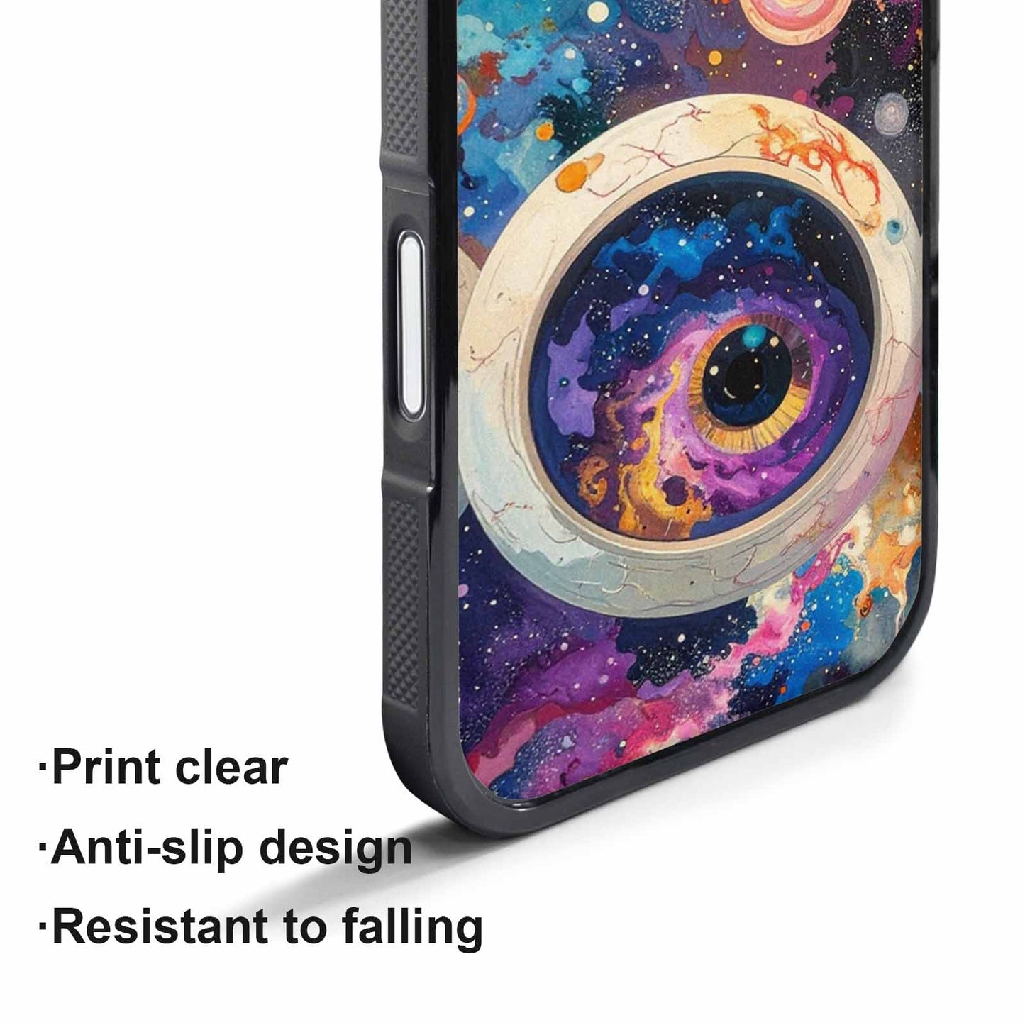 iPhone 17 Pro Case — Seamless Tileable Pattern Of Overlapping Galaxy, Personalized Phone Case