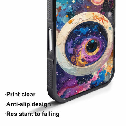 iPhone 17 Pro Case — Seamless Tileable Pattern Of Overlapping Galaxy, Personalized Phone Case