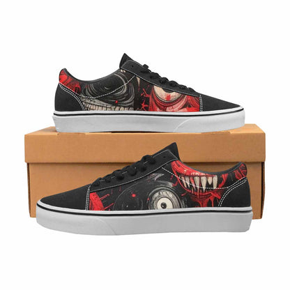 WOMEN'S Multi Lace-Up Canvas Vibrant Chaos Sneakers